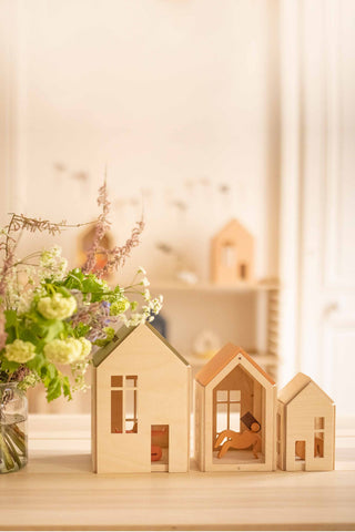 Dollhouse Set — Khaki & Terra