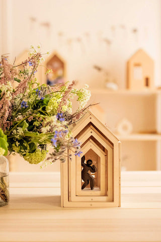 Dollhouse Set — Natural