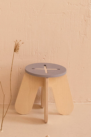 Stool X. Natural Colors