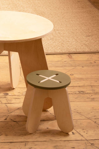 Stool X. Natural Colors